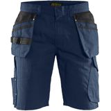 Blåkläder 1494-1330 Service short met spijkerzakken Donker marineblauw/High vis geel maat C44