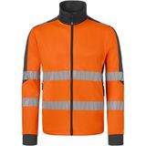 HAVEP 10081 Sweatvest High Visibility+ Fluo Oranje/Charcoal maat L