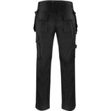 Projob 5570 Stretchbroek Met Kniezakken en Spijkerzakken 645570 - Zwart