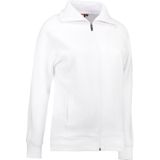 Pro Wear ID 0624 Ladies Cardigan Sweatshirt White