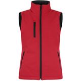 Clique - Padded Softshell Vest - Rood - Bodywarmer