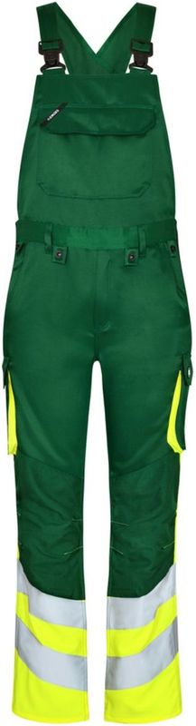 Engel Safety Light Amerikaanse overall 3547-319 - Green / Hi-vis Yellow - 42