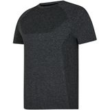 F. Engel - 9056-600 - T-shirt - Zwart Melange - Naadloos Ontwerp