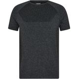 F. Engel - 9056-600 - T-shirt - Zwart Melange - Naadloos Ontwerp