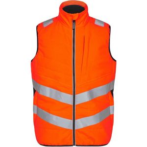 F. Engel 5159 Safety Quilted Inner Vest Orange/Anthracite