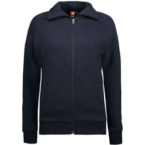 Pro Wear ID 0624 Ladies Cardigan Sweatshirt Navy