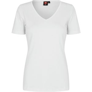 Pro Wear by Id 0506 Interlock T-shirt V-neck women White