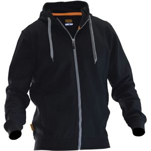 Jobman 5400 Sweatshirt Hoodie Zwart/Zwart maat M