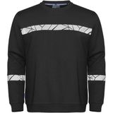 Projob 7101 Sweater Ronde Hals Heren Zwart/Zwart maat 4XL