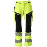 Mascot - 21379-281 - Werkbroek - Hi-Vis Geel/Donkermarine - Met Kniezakken