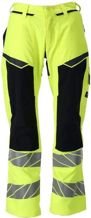 Mascot - 21379-281 - Werkbroek - Hi-Vis Geel/Donkermarine - Met Kniezakken