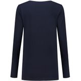 Tricorp 101010 T-Shirt Lange Mouw Dames Marineblauw