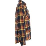 Blåkläder 3288-1168 Overhemd Flanel Gebrand rood/Donker marineblauw maat 4XL