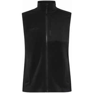 Craft Adv Explore Pile Fleece Vest Dames Black maat M