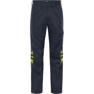 Fristads Broek 2930 GWM Donker Marineblauw/Hi-Vis Geel maat C44