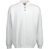 Pro Wear ID 0601 Men Classic Polo Sweatshirt White