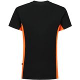 Tricorp 102004 T-Shirt Bicolor Zwart/Oranje