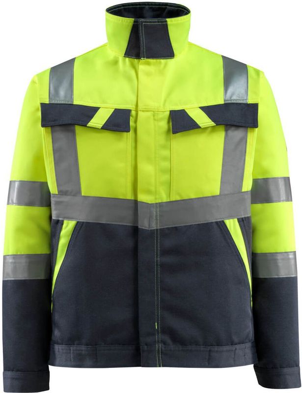 Mascot - 15909-948 - Jas - Hi-Vis Geel/Donkermarine