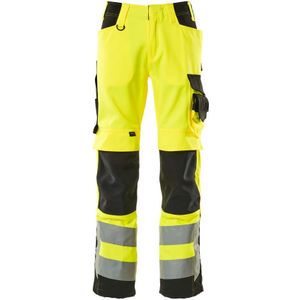 Mascot 15579-860 Broek met kniezakken Hi-Vis Geel/Zwart maat 82C44