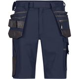 Dassy Aurax Holsterzakkenshort met stretch Nachtblauw/Antracietgrijs maat 42