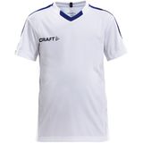 Craft Progress Jersey Contrast Jr Kinderen White/Club Cobolt maat 122/128