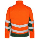 F. Engel 1545 Safety Light Work Jacket Repreve Orange/Green