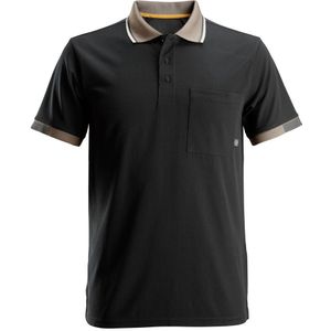 Snickers 2724 AllroundWork 37.5® Polo Shirt met Korte Mouwen Zwart