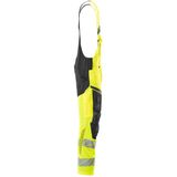 Mascot 19569-236 Amerikaanse overall met kniezakken Hi-Vis Geel/Zwart maat 90C60