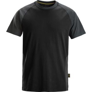 Snickers 2550 Tweekleurig T-shirt Zwart/Staalgrijs
