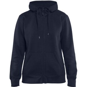 Blåkläder 3395-1048 Dames Hoodie met rits Marineblauw