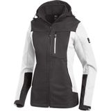 FHB Julia Softshell-Jack Dames Wit-Antraciet maat XS