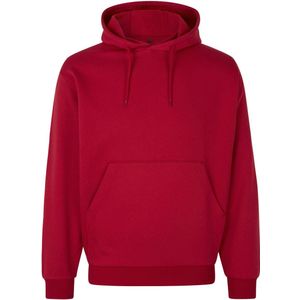 Pro Wear by Id 0660 Zachte hoodie kangoeroezak unisex Rood maat XS