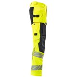 Mascot Accelerate Safe Broek met spijkerzakken 19031-711 - hi-vis geel/donkermarine