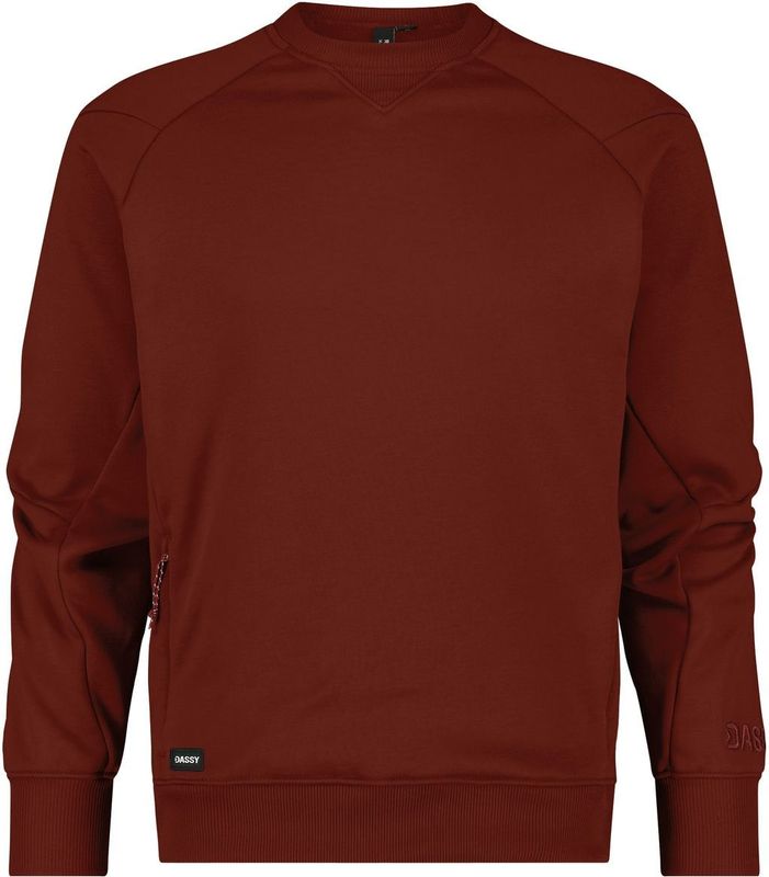Dassy Dolomiti Sweater Baksteenrood 310g/m² maat XS