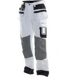 Jobman - 2171 - Werkbroek - Wit/Zwart - Core