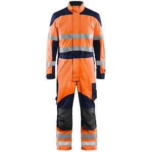 Blåkläder 6089-1513 Multinorm inherent overall High Vis Oranje/Marineblauw maat C62