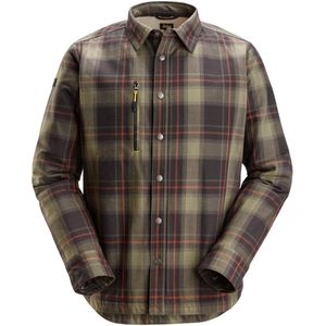 Snickers 8522 Isolerend shirt Khakigroen/Zwart maat XS