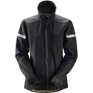 Snickers 1207 AllroundWork Dames Soft Shell Jack Zwart