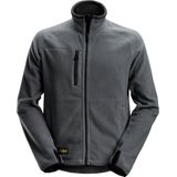 Snickers 8022 AllroundWork POLARTEC® Fleece Jack Staalgrijs/Zwart