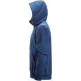 Snickers 8400 Windblocker Stretch Hoodie met halve rits Diepblauw maat XS