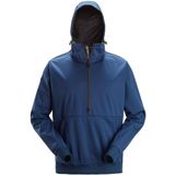 Snickers 8400 Windblocker Stretch Hoodie met halve rits Diepblauw maat XS