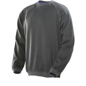 Jobman 5122 Roundneck Sweatshirt Heren Donkergrijs maat XXL