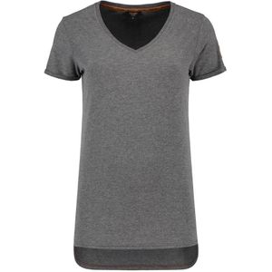 Tricorp 104006 T-Shirt Premium V Hals Dames Stonemel maat XS