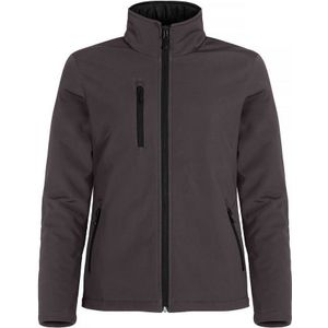 Clique Padded Softshell Ladies Donkergrijs