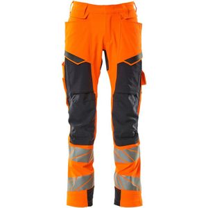 Mascot Accelerate Safe Broek met kniezakken 19279-510 - hi-vis oranje/donkermarine