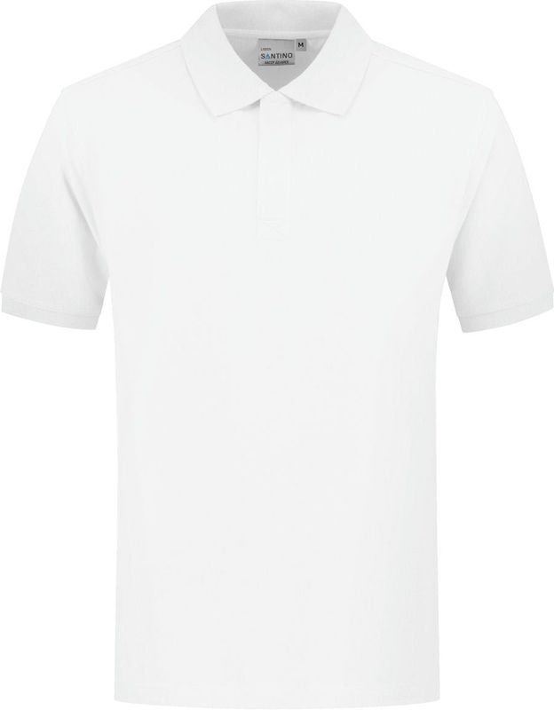 Santino Lisbon Poloshirt White maat 4XL