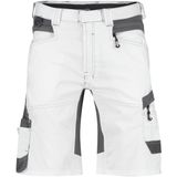 Dassy Axis Painters Schildersshort met stretch Wit/Antracietgrijs maat 67