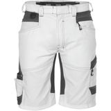 Dassy Axis Painters Schildersshort met stretch Wit/Antracietgrijs maat 42