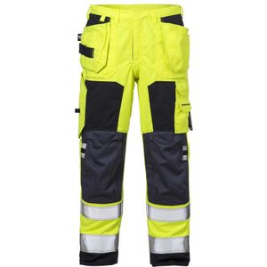 Fristads Flamestat High vis werkbroek 2075 ATHS Hi-Vis geel/marineblauw maat C154