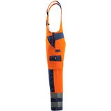 Mascot 07169-860 Amerikaanse overall met kniezakken Hi-Vis Oranje/Marine